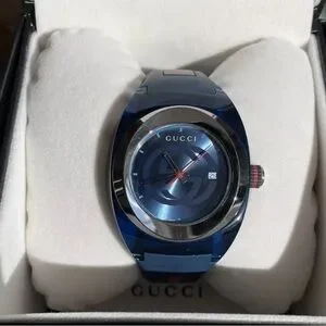 Gucci Accessories New Gucci Sync Xxl 46mm Ya3714 Blue Rubber